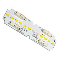 Lumen élevé 204LM/W ZHAGA Standard 70*20mm SMD2835 LED 2.5W Module PCB 12LED DC36V pour l'éclairage de bureau linéaire intérieur
