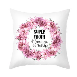Housse de coussin pour la fête des mères, girafe, fleurs, <span class=keywords><strong>amour</strong></span>, <span class=keywords><strong>citation</strong></span> inspirante, lettrage, housse de coussin pour cadeaux de maman - Product Image 3