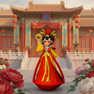 Xi'an Datang City Four Beauties Tumbler ultimo regalo di novità "città non dorme mai" della sorellina inviato musica rituale classica - Product Image 4