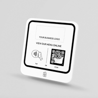 Carte NFC personnalisée programmable avec retour d'information par tapotement, code QR pour avis Google, pour comptoir de café, restaurant, boutique, table, plaque NFC en acrylique