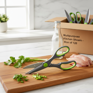Forbici multiuso a lama da 7cm con apriscatole da cucina 21cm scatola di 120 per taglio alimentare - Product Image 3
