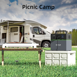 Ecoplay 400W สถานีพลังงานแสงอาทิตย์ MPPT แบบพกพา1305 WH UPS แบตเตอรี่6000 + รอบบ้านสำรองซายน์เวฟพอร์ต RV รถแอปไฟฉาย - Product Image 4