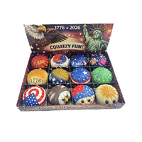 Jouet Squishy en forme de boulette, boîte surprise, mignon, anti-stress à remontée lente, jouet sensoriel pour enfants et adultes, couleur aléatoire, jouet surprise