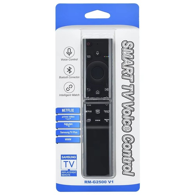 New RM-G2500 V1 Universal Voice Remote Control for Samsung Smart 4K UHD LCD LED QLED TV TU8000 TU8300 RU9000 Q60T Q70T Q80T