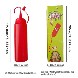 ของเล่นบีบขวดซอสกัตเช็ปตลกๆ ของเล่นบีบคลายเครียดสำหรับผู้ใหญ่ - Product Image 1
