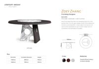 Table de salle à manger en pierre du siècle Calacatta pour alto, marbre noir, veine blanche, pierre naturelle, meubles en bois mixte, table ronde de salle à manger