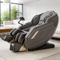Fauteuil de massage électrique de luxe 3D 4D 5D 10D Shiatsu en forme de S+L avec musique, soin complet du corps et des jambes, pliable, zéro gravité