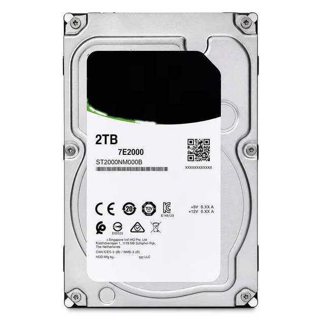 ST2000NM000B 2TB 3.5" Internal Hard Drive 7200RPM 256MB Cache SATA 6Gb/s Enterprise NAS Server Storage HDD CMR Technology