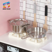 Nouvelle Cuisine en Bois pour Enfants Améliorée avec Fonctions d'Eau Courante W10C991B