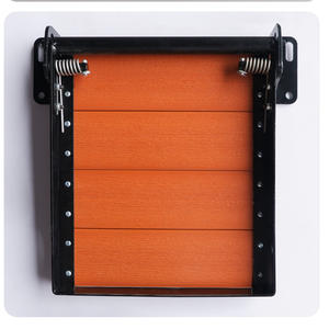 Chaise <span class=keywords><strong>pliante</strong></span> multifonctionnelle en plastique et bois AutoLiuma à rebond automatique pour train, arrêt de bus, avion, hôpital, couloir - Product Image 5