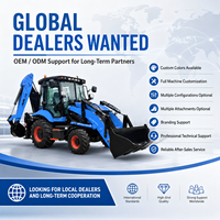 Dukungan Kustomisasi Warna Backhoe Loader NIMBUS dengan Ban Industri Efisiensi Kerja Tinggi untuk Backhoe Loader Pekerjaan Lanskap