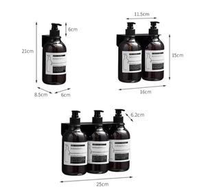 500ml Hôtel Triple Double Douche <span class=keywords><strong>Distributeur</strong></span> de <span class=keywords><strong>Savon</strong></span> Bouteille Montage <span class=keywords><strong>Mural</strong></span> Shampooing et Conditionneur <span class=keywords><strong>Distributeur</strong></span> Support en Acier Inoxydable - Product Image 4