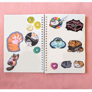 Coreano ragazza carina manuale adesivo di carta personalizzata appiccicosa per studenti in stile libro adesivo per regali promozionali e aziendali - Product Image 5