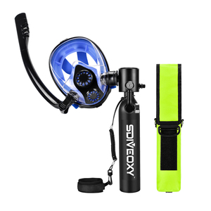 Juego de accesorios de <span class=keywords><strong>buceo</strong></span> profesional portátil de 0,5 l para <span class=keywords><strong>principiantes</strong></span>, tanque de respiración de <span class=keywords><strong>buceo</strong></span> gratuito a bajo precio - Product Image 4