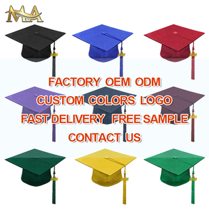 Casquette de graduation unisexe abordable pour adulte avec pompon Année Charm Impression personnalisable OEM ODM Graduation Hat Colors <span class=keywords><strong>Opinion</strong></span> - Product Image 5