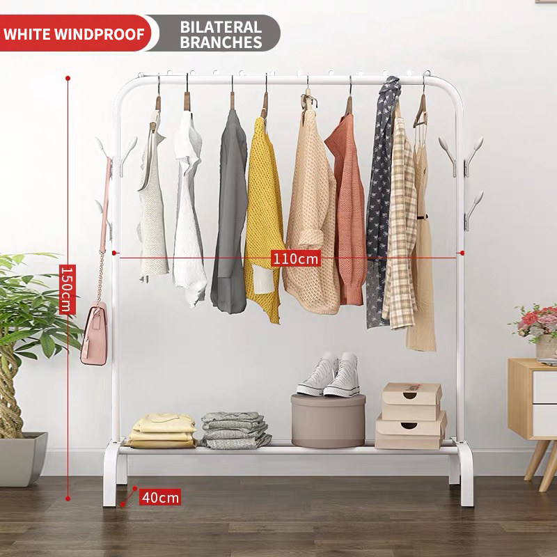 Branche d'arbre bilatérale coupe-vent blanc