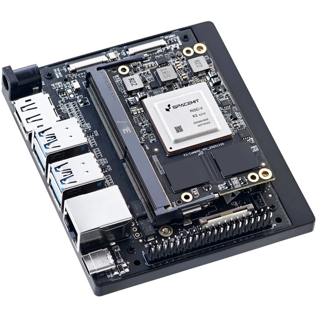 New Jindie Shikongs K3-CoM260 Kit the Worlds First RISC-V-Based Processor-Powered Robot Development Kit 32GB RAM M.2 Ports