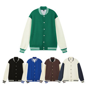 Venta caliente chaquetas con logotipo bordado personalizado de alta calidad para hombres 2022 abrigos de invierno para hombres <span class=keywords><strong>chaqueta</strong></span> de béisbol para hombres - Product Image 1