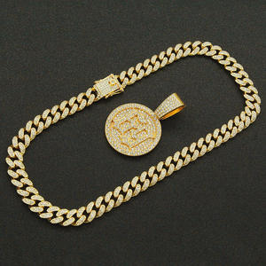 Vente chaude Personnalité <span class=keywords><strong>Rue</strong></span> Hip Hop Style Pendentif <span class=keywords><strong>Platine</strong></span> Numéro 69 Collier Chaîne Cubaine Bijoux Punk Hommes Et Femmes Cadeau - Product Image 4