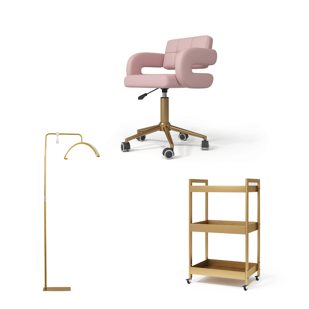 Carrello porta attrezzi leggero+sedie+attrezzi