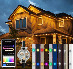 IP68 Waterproof Point Light 12V 24V Outdoor Christmas Track light 200ft 500ft <b>Rgb</b> Rgbw House Decoration Permanent Lighting - Product Image 1