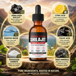 Gouttes de Shilajit de l'Himalaya OEM/ODM – Compléments Alimentaires et Nutritionnels pour le Sport – Antioxydant – Usage Adulte - Product Image 2