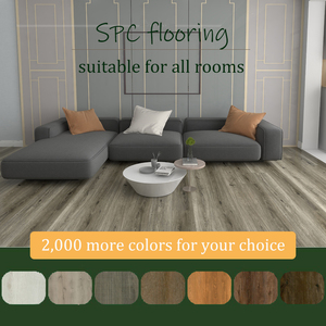 Panneaux de sol en vinyle de conception de bois robinet & GO bois épais aspect béton plancher interne hybride spc 9.7mm - Product Image 6