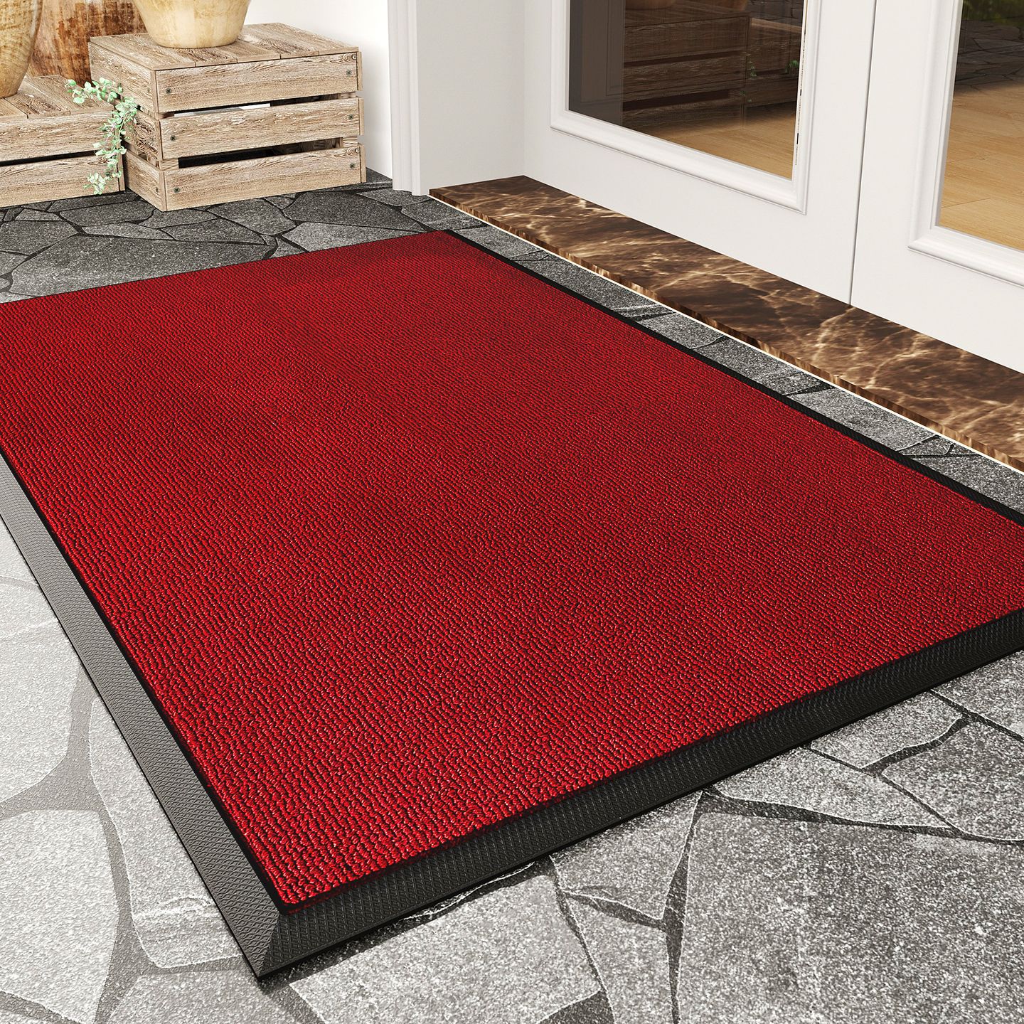 Laser Embroidery - Red