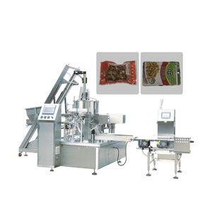 HL8DX Electric Automatic 600L/min 0.8Mpa 50bag/min Zip Lock Bag Spider Case Sugar Sachet Wrapping & Gluing Packing Machine - Product Image 1