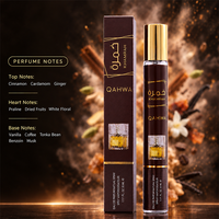 Vente en gros de mini-parfums de luxe pour femmes, 35 ml, vaporisateur oriental avec parfum gourmand épicé au gingembre, flacon
