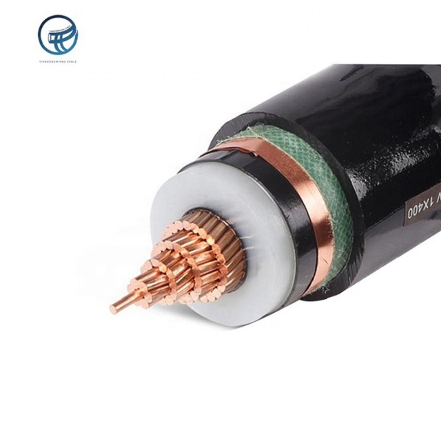50mm DC High Voltage Cable 4 Sq. mm 36kV PVC Jacket Power Station Use Copper Core