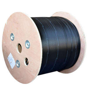 Câble de branchement autoportant 2*5mm de type arceau, câble plat FTTH 1-12 fibres avec messager en fil d'acier pour réseau FTTH aérien - Product Image 1
