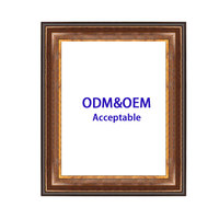 Vente en gros de cadre de toile de photo traditionnel en bois de pin massif personnalisé moulage de cadre de peinture de grande taille pour mur