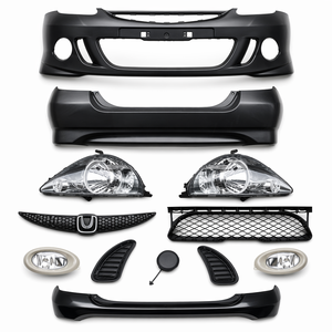 Proveedor Chino al por Mayor de Kits de Carrocería Deportiva para Automóviles, Parachoques Delantero y Trasero + Faros Delanteros para <span class=keywords><strong>Honda</strong></span> Fit <span class=keywords><strong>Jazz</strong></span> 2008 GD1 GE3 Edición Deportiva - Product Image 1