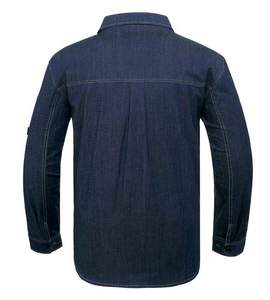 Camisa de trabajo de mezclilla elástica para hombre con diseño de múltiples bolsillos |   T-BUC TB-19-16 OEM/ODM Marca Coreana - Product Image 6