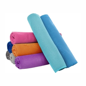 Customized Sports Microfiber Cold Sense Towel <b>Cooling</b> Towel With Silicone Case - Product Image 3