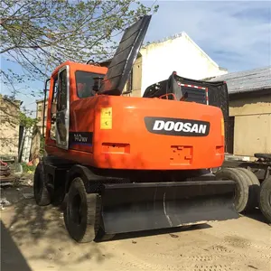 优质韩国dosan DH140W-7 140W二手车轮挖掘机出售