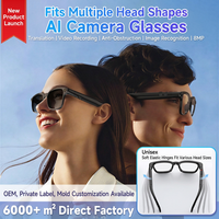Lunettes Intelligentes IA avec Chargement Type-C, Traduction Linguistique, Enregistrement Vidéo et Audio pour Voyages et Affaires M08