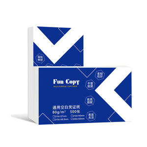 80gsm hoja <span class=keywords><strong>de</strong></span> papel blanco 240x140mm papel <span class=keywords><strong>de</strong></span> impresión 500 hojas/paquete papel <span class=keywords><strong>de</strong></span> cupón en blanco - Product Image 3