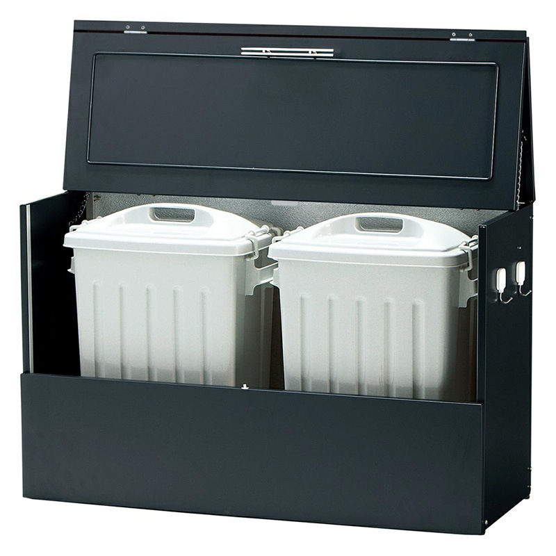 Japanese Large Capacity External Cold-Rolled Steel Trash Can Anti ...