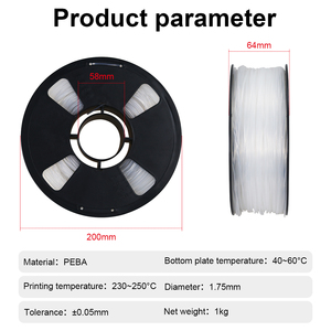 Hot Sale PEBA Filament 1.75mm Specifically for <b>3D</b> Printed <b>Airless</b> <b>Basketballs</b> Flexible Filament - Product Image 5