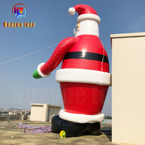 Giant Inflatable Father Christmas and Inflatable Cartoon <strong>Santa</strong> <strong>Claus</strong> for Decoration and Advertising Yard Decorative 12M - Product Image 3