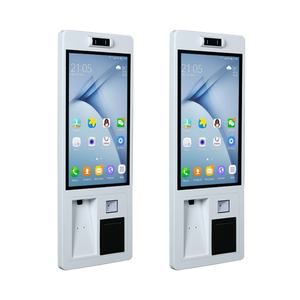 Support POS 15.6 21.5 23.8 27 32 pouces, Kiosques de gestion de file d'attente, PC tout-en-un à écran tactile, Kiosque de commande automatique avec imprimante de tickets - Product Image 1