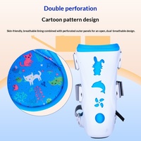 Attelle de protection pour entorse de la cheville et correction de l'inversion/l'éversion pour enfants - Fixation à 360°, légère, respirante, garantie à vie