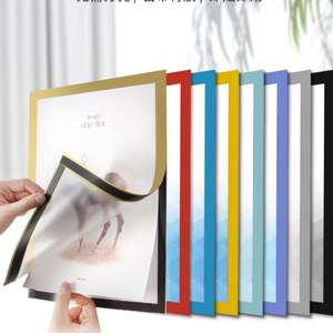 Cadre magnétique professionnel A4 pour affichage d'informations et d'avis au bureau, support <span class=keywords><strong>de</strong></span> protection durable et réutilisable - Product Image 1