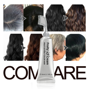 Vente en gros de teinture pour cheveux sur le cuir chevelu naturelle, douce, durable et non nocive, à base de plantes, la plus vendue - Product Image 2