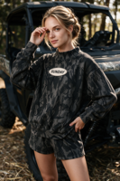 Hauts tricotés décontractés à capuche double couche en jersey brodés avec badge, styles à manches longues et sans manches pour le printemps, l'automne et l'hiver