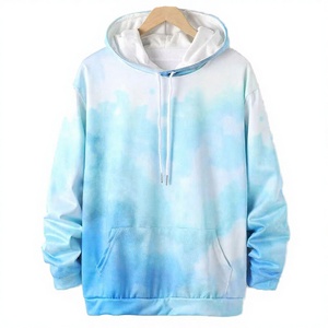 Sweat à capuche unisexe vintage basique, écologique, de haute qualité, 100 % coton, thermique, à épaules tombantes, avec logo personnalisé, en molleton bouclette - Product Image 4