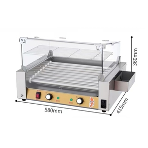 Machines à snacks commerciales, machine à hot-dogs électrique, gril à hot-dogs pour les restaurants de restauration rapide - Product Image 5
