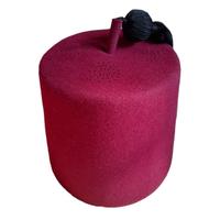 Topi Turki dari Wol Felt Gaya Doa, Topi Pakistan, Kostum Fez dengan Rumbai Panjang